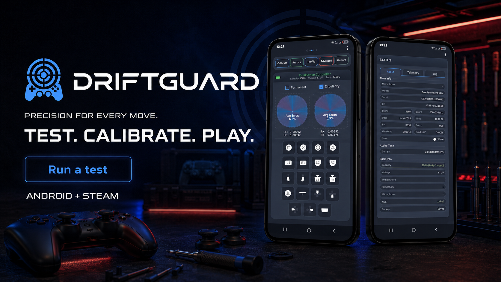 DriftGuard: Gamepad Maintenance Tool